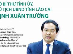 Trịnh Xuân Trường Chủ Tịch Tỉnh Lào Cai