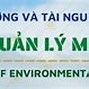 Tuyển Dụng Ngành Quản Lý Môi Trường